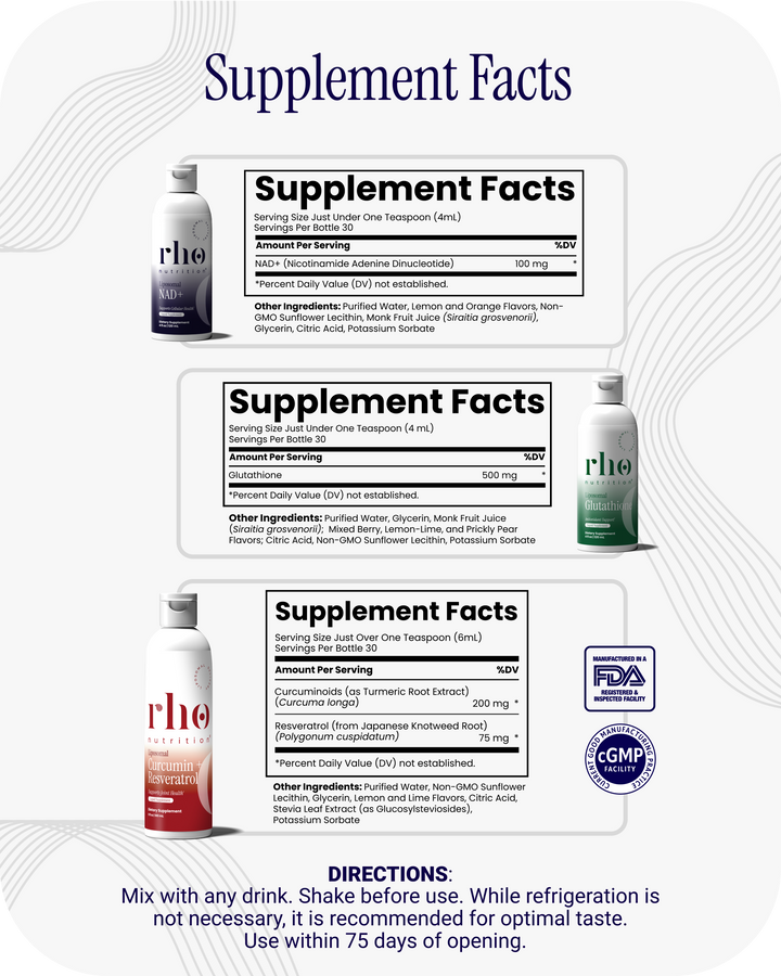 Rho Nutrition - Cellular Health Essentials Bundle